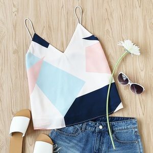 Multicolor Cami Top New